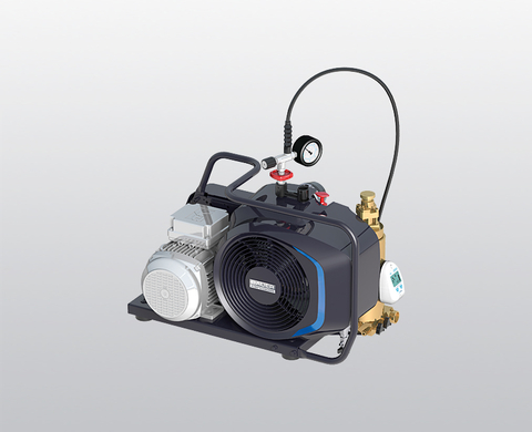 BAUER JUNIOR II breathing air compressor with electric motor
