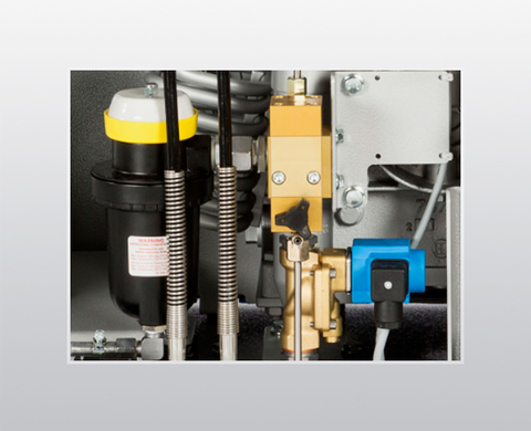 Kondensatablassautomatik inkl. Enddruckabschaltung und Steuerung gemäß europäischer CE-Norm