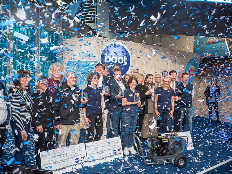 BAUER KOMPRESSOREN main sponsor of the “boot Dive Award 2025”